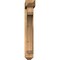 Ekena Millwork Legacy Arts and Crafts Smooth Bracket w/ Offset Brace, Western Red Cedar, 5 1/2"W x 28"D x 36"H BKT0604X28X36LEC03SWR - alternate 2